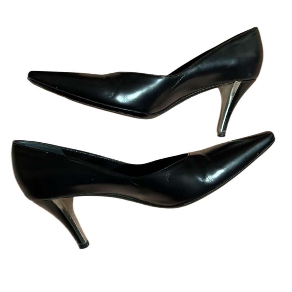 Salvatore ferragamo vintage Black low heel pump size 7